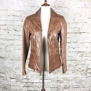 Wilsons Leather Maxima Distressed Jacket (Size M)